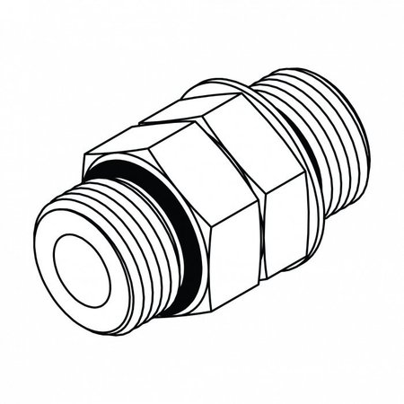 TOMPKINS Hydraulic Fitting-Steel12MOR-10MOR ADJ 6403-NWO-12-10